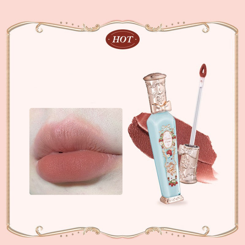 Flower Know Lipstick Circus Dry Rose Color Students