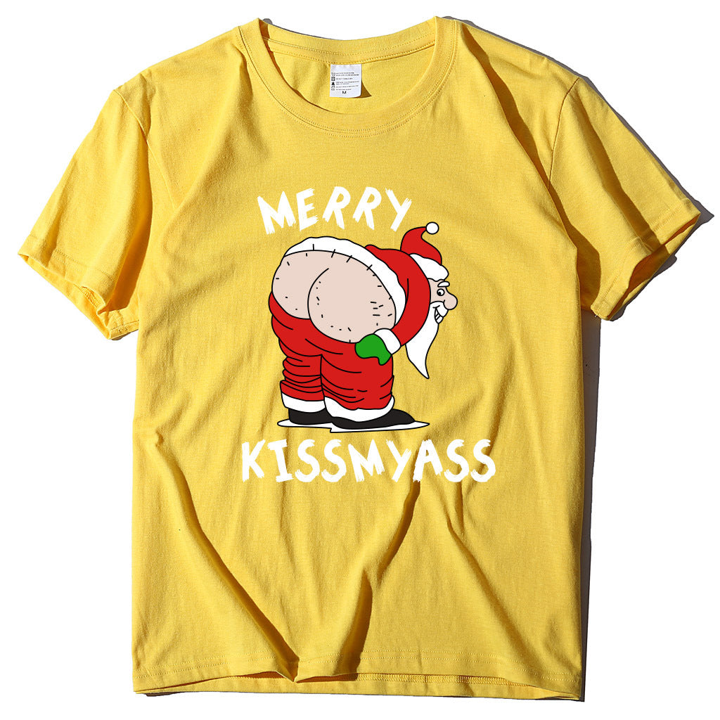 Christmas Women T-Shirt Funny Santa Unisex