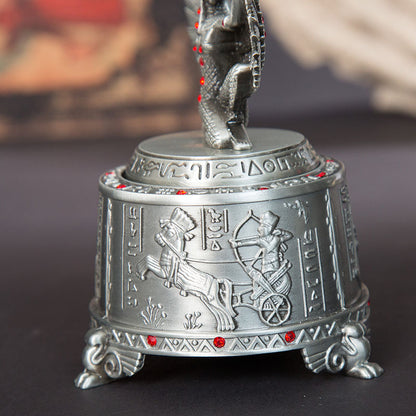 Retro Egyptian Goddess Two-winged Beauty Queen Music Ringtones Zinc Alloy Crafts Decorative Ornaments