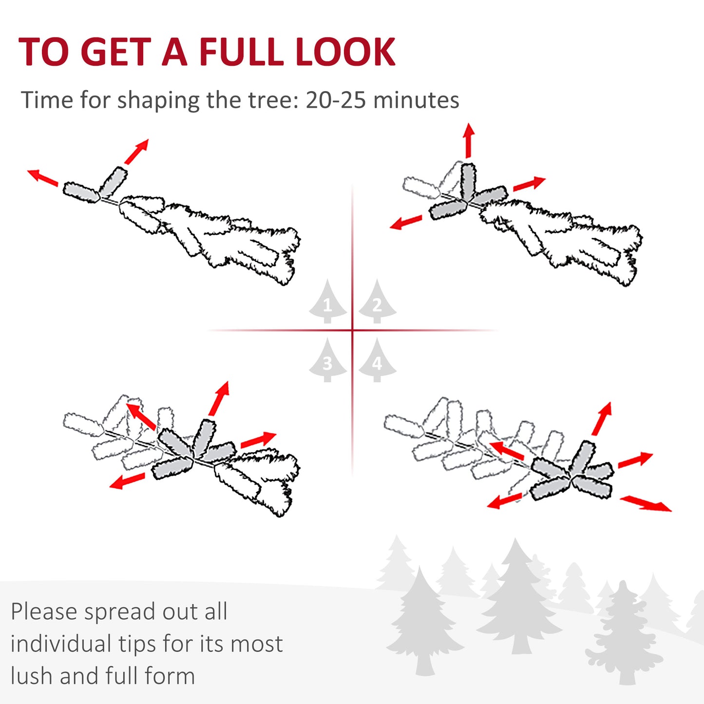 6' Tall Unlit Pencil Fir Artificial Christmas Tree with Realistic Branches and Base