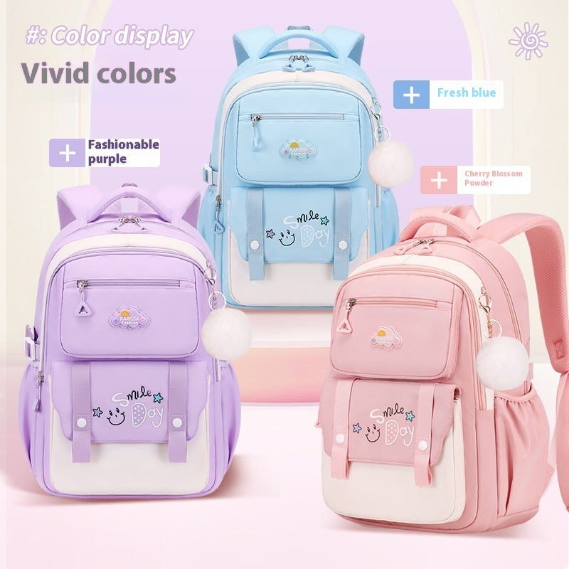 Children's Leisure Cartoon Printed Oxford Cloth Backpack