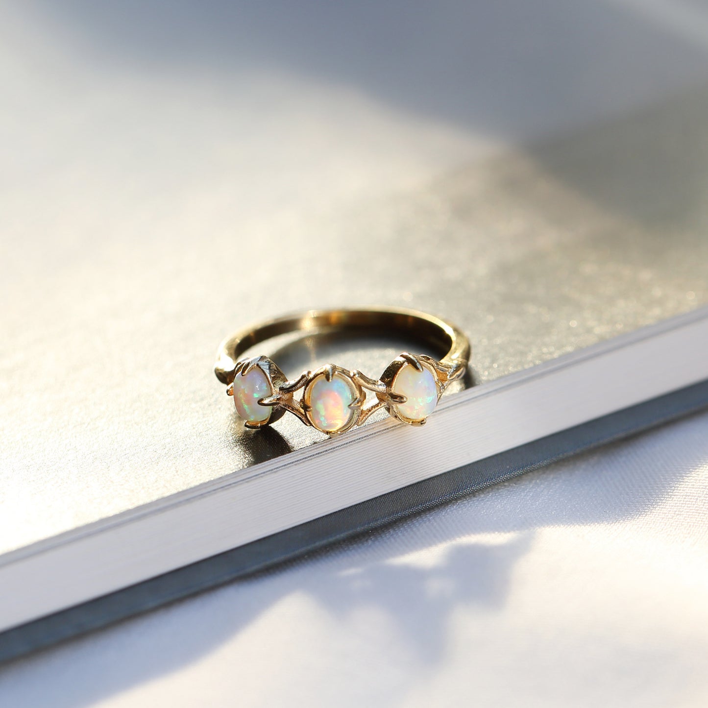 Japanese Light Luxury Jewelry 925 Sterling Silver Ring Colorful