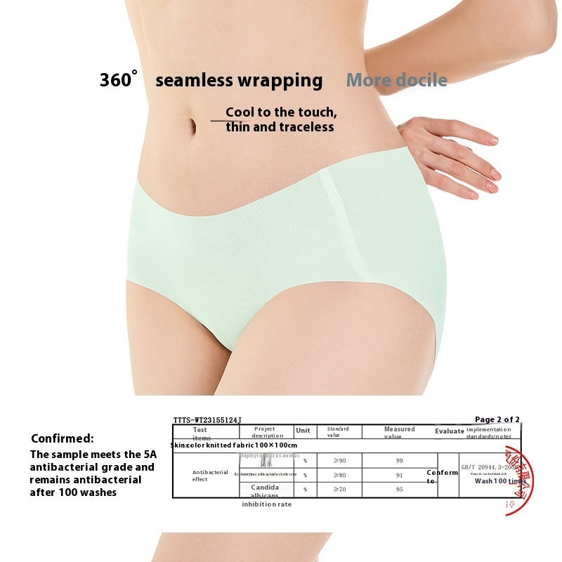 Seamless Underwear Summer Women's Hip-free Breathable Quick-drying