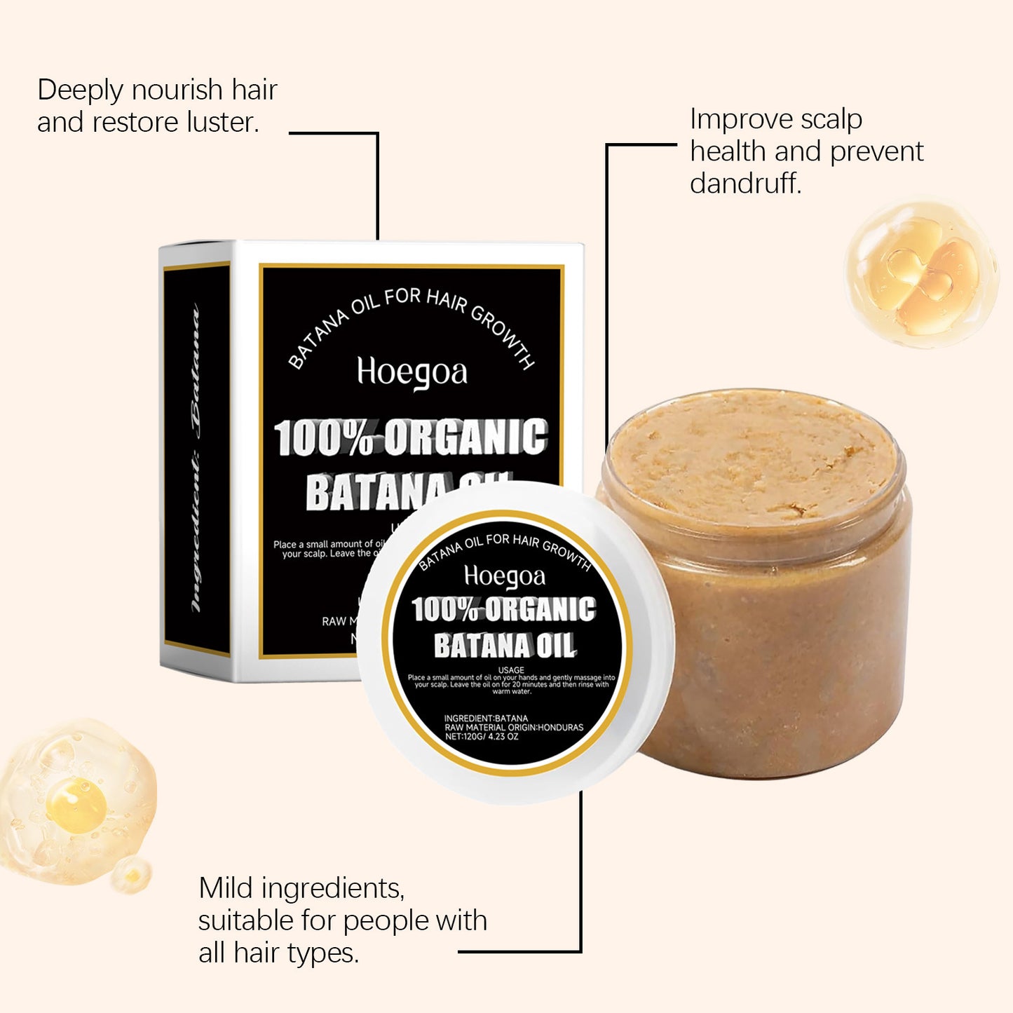 Batana Hair Care Mask Nourishing And Hydrating Soft