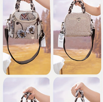 Multi-functional One-shoulder Ethnic Style All-match Handbag