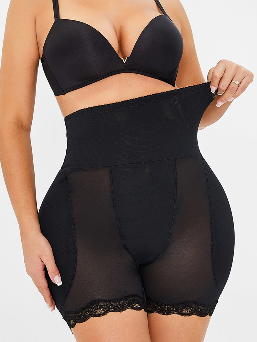 High-waisted hip pants with foam padding