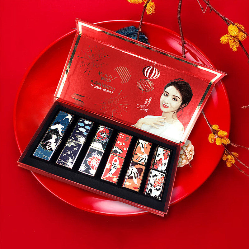 Heart Chinese style lipstick set