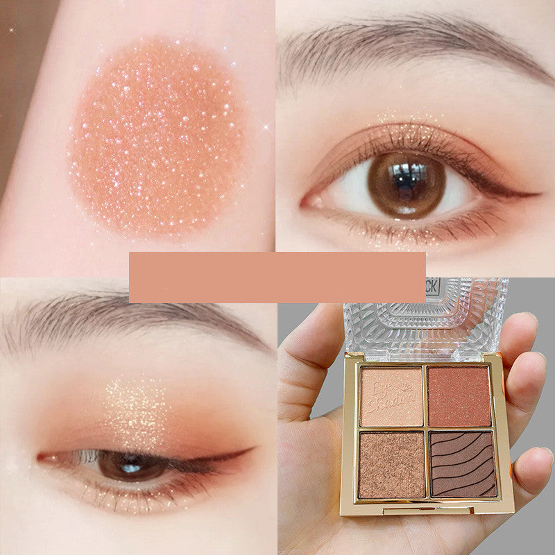 Brilliant Eyeshadow Palette Sparkling Pearly Matte Mashed Potatoes