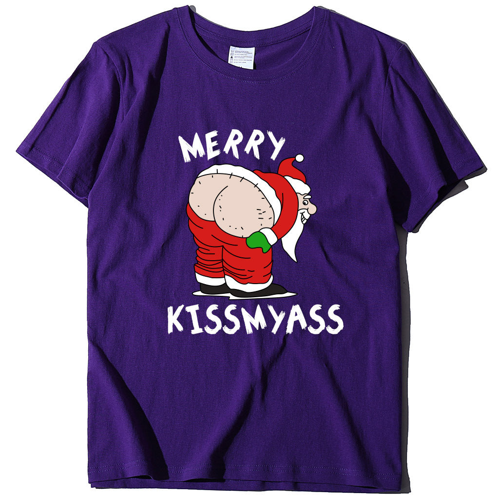 Christmas Women T-Shirt Funny Santa Unisex