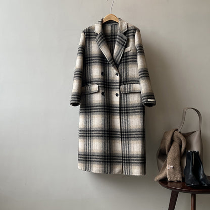 Retro Double-faced Woolen Goods Coat