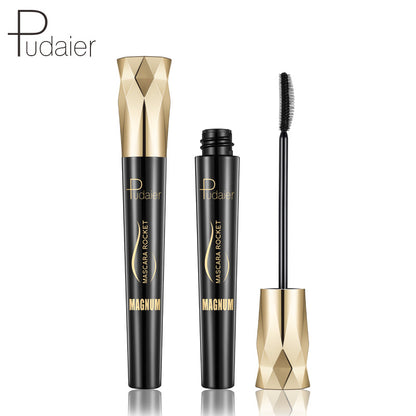 Pudaier Diamond Eye Lash Mascara 4d Fiber Waterproof Rimel Mascara Eyelash Makeup Cosmetic Curling Lengthening Lashes Black Ink