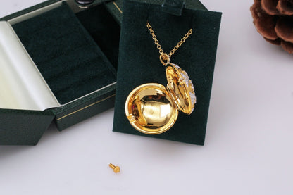 Luxury Custom 925 Silver Plated Photo Clip Necklace