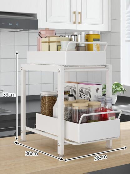 Household Pull-out Multi-layer Storage Cabinet