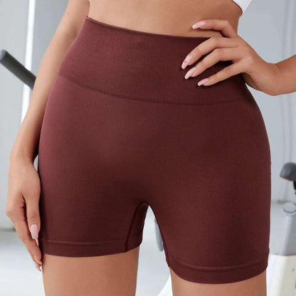 Short de yoga sans couture pour extérieur, levage des hanches, fitness