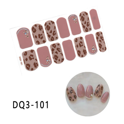 Gilding  Diamond Tearable Nail Sticker Color Gradient