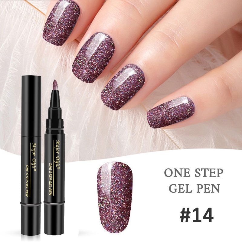 Spot independent brand Major cross-border special for new nail art nail polish gel pencil QQ nail polish gel