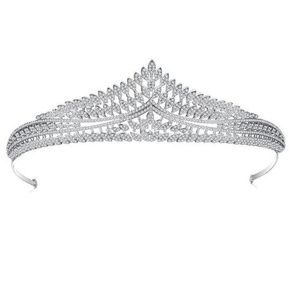 European Hair Accessories Zircon Crown Japan And South Korea Inlay