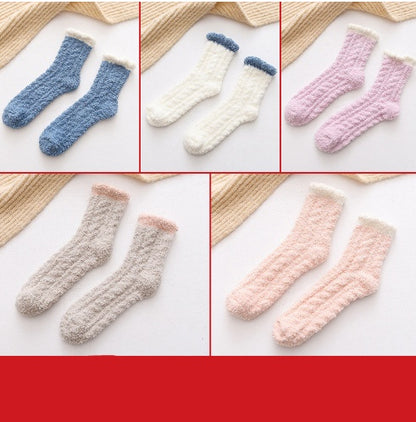 Women Thermal Fluffy Socks Autumn Winter Warm Socks