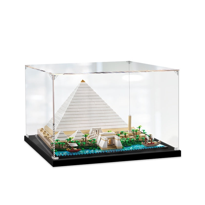 Egypt Khufu Giza Great Pyramid Acrylic Display Box Transparent Hand-made Storage Box