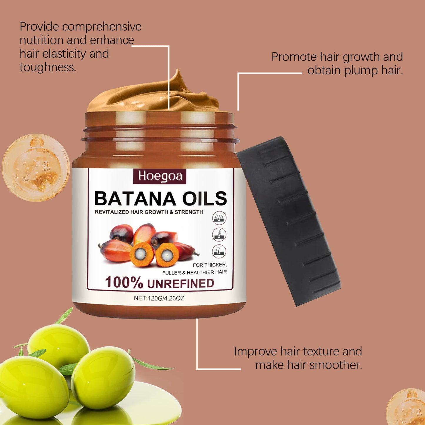 Batana Oil Nourishing Cream Repair Improves Dryness