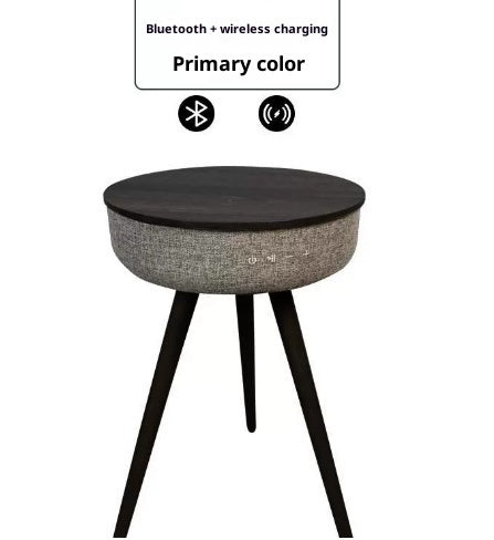 Light Smart Side Table Corner Table Bluetooth Rechargeable Built-in Speaker Export Wireless Charging Music Round Table