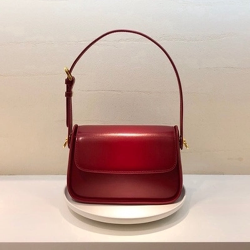 Sac messager à une épaule en cuir tendance pour femme