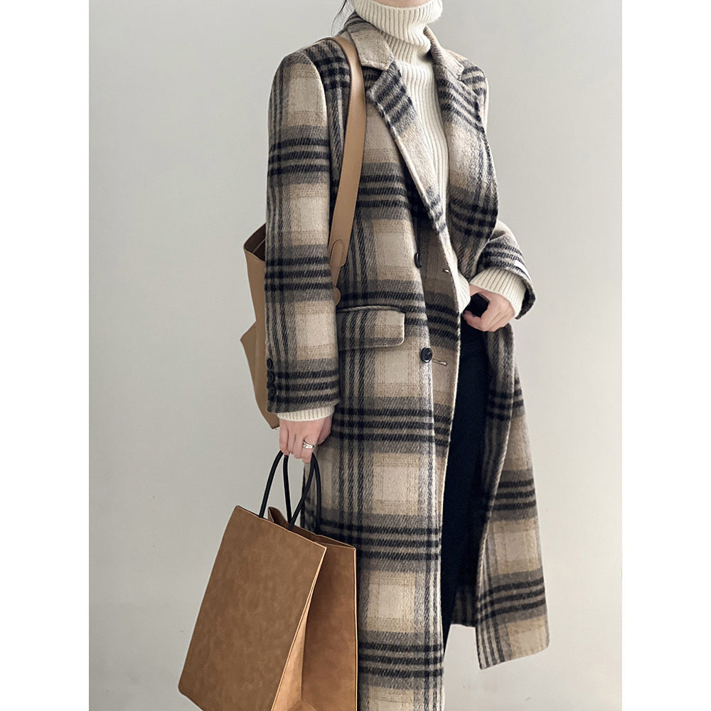 Retro Double-faced Woolen Goods Coat