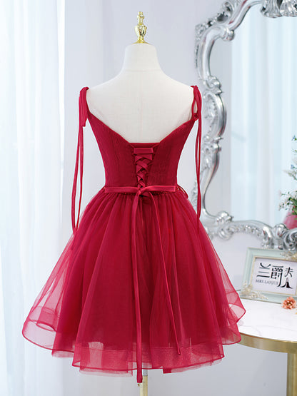 Wine Red Dress Slimming Annual Meeting Niche Light Luxury Wedding