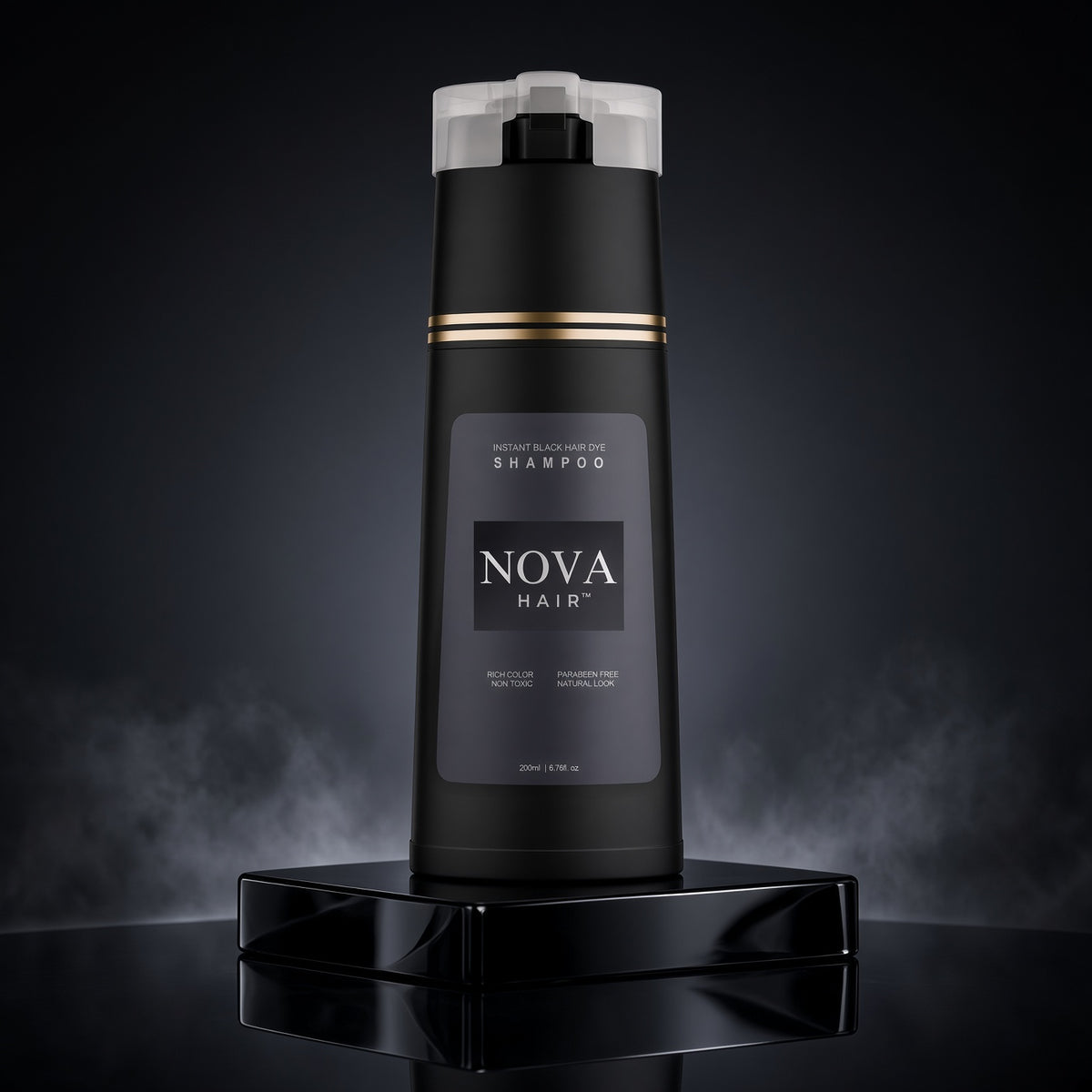 Nova Hair Dye Shampoo for Gray Coverage