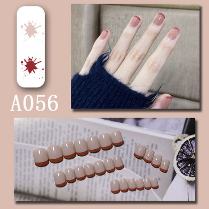 Internet celebrity new fake nails wearable nails finished nail patches nail art patches removable nail patches nail art accessories