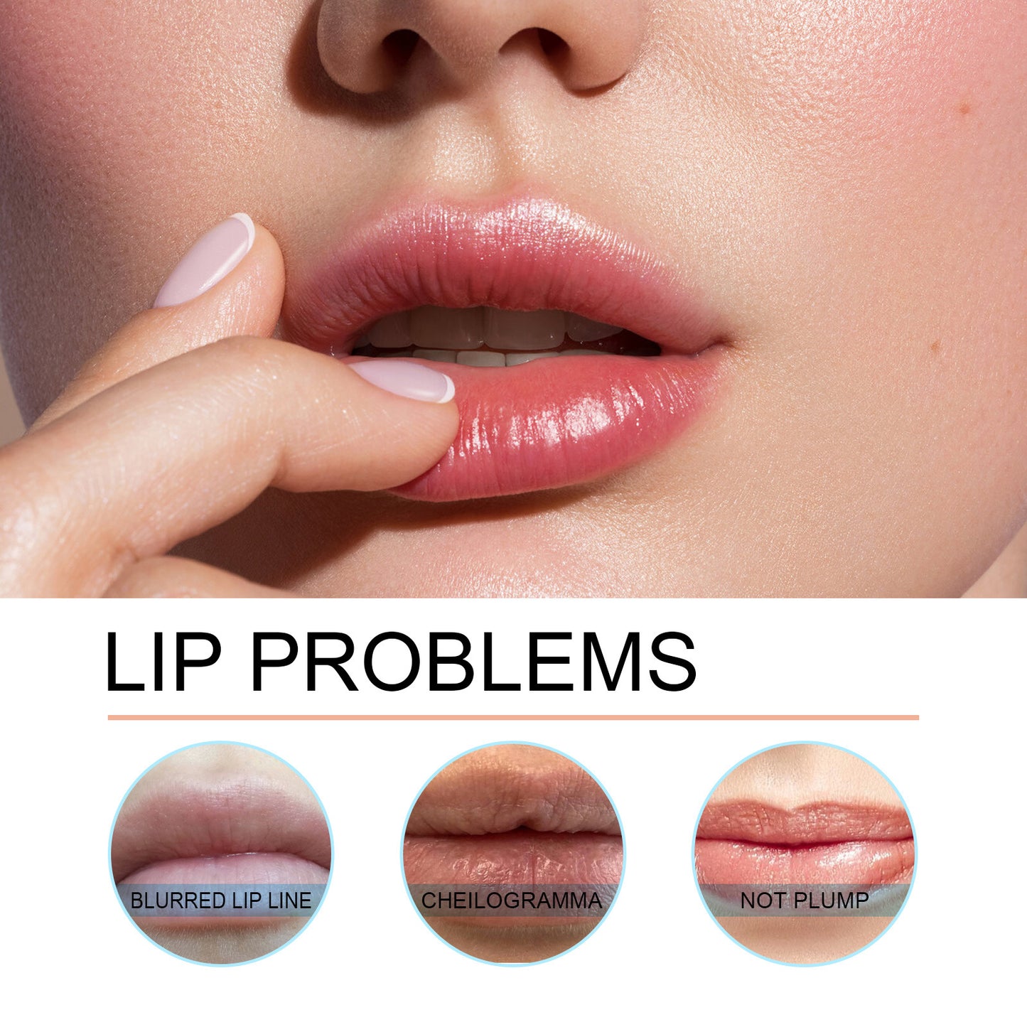 OUHOE peelable lip liner lip lines lip lines full lip color no makeup peelable lip liner tattoo