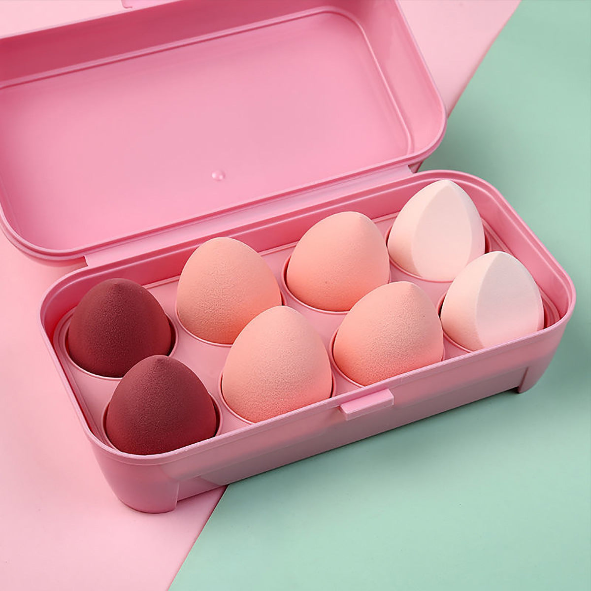 Don't eat powder, don't stick powder, beauty makeup egg dry and wet dual-use makeup egg wholesale independent packaging gourd water drop oblique cut powder puff