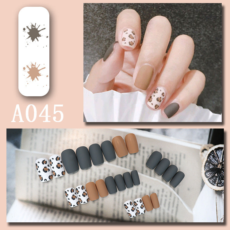 Internet celebrity new fake nails wearable nails finished nail patches nail art patches removable nail patches nail art accessories