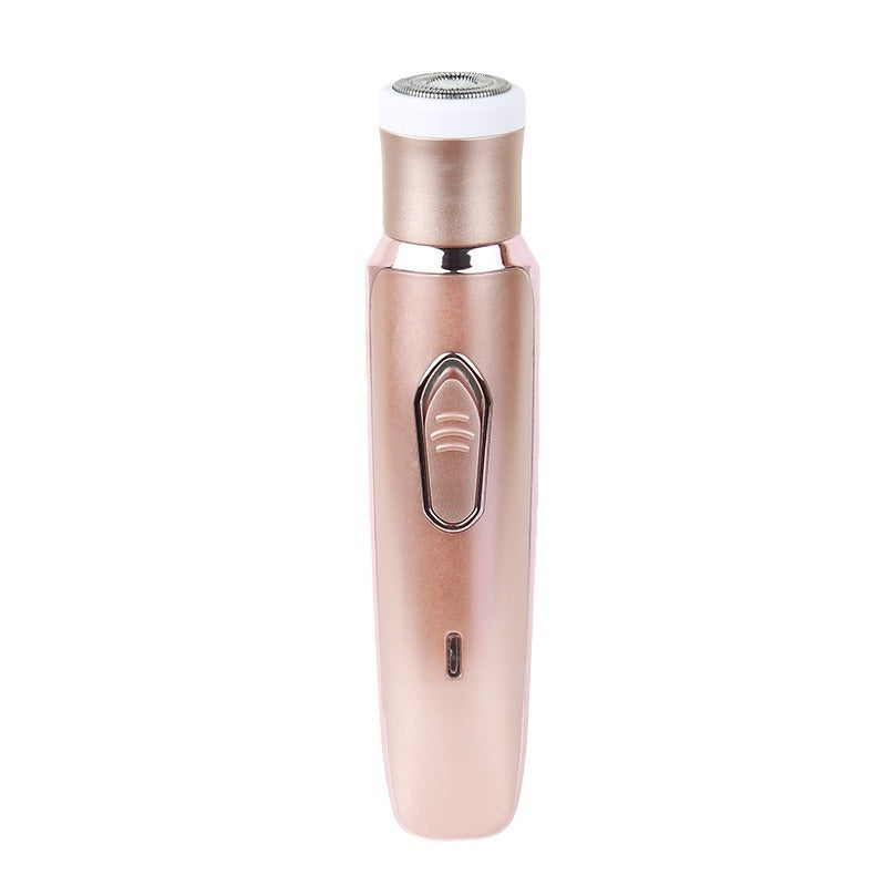 Cross-border private parts ladies shaver washable two-in-one hair removal device home full body TV hair removal hair removal device rechargeable