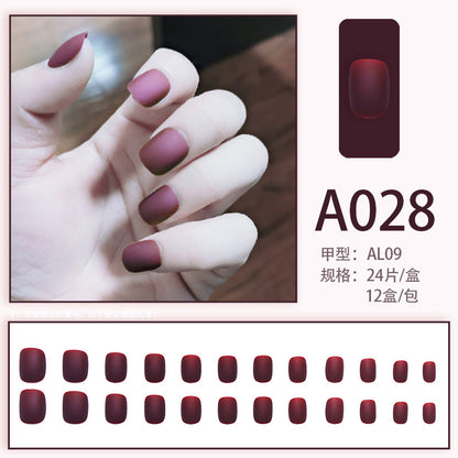 Wearable manicure pieces, removable fake nail patches, Internet celebrity manicure tools, nail art finished products, cute Internet celebrity new style