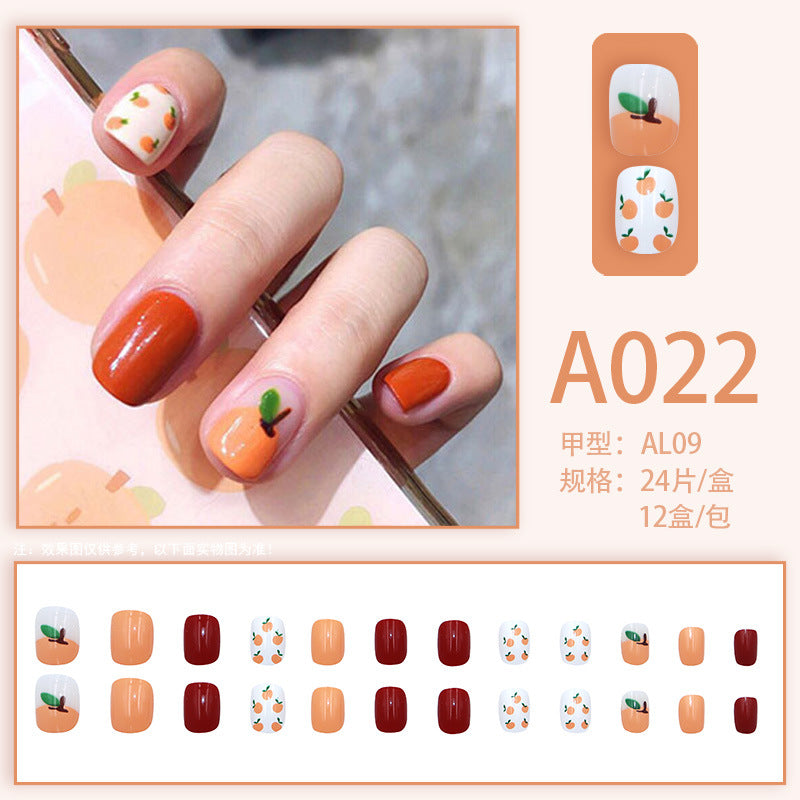 Wearable manicure pieces, removable fake nail patches, Internet celebrity manicure tools, nail art finished products, cute Internet celebrity new style