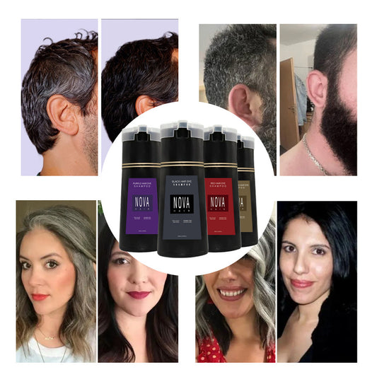 Original Nova Shampoo Hair Dye Plant Formula No Damage Fast Colouring