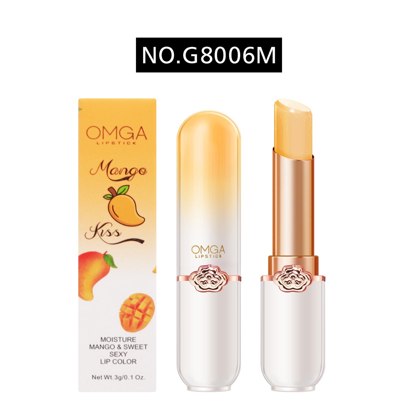 OMGA color-changing lipstick jelly lipstick moisturizing waterproof lasting moisturizing cosmetics temperature-changing lipstick makeup wholesale