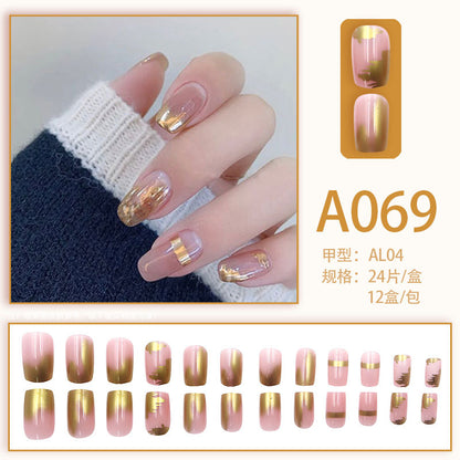 Internet celebrity new fake nails wearable nails finished nail patches nail art patches removable nail patches nail art accessories