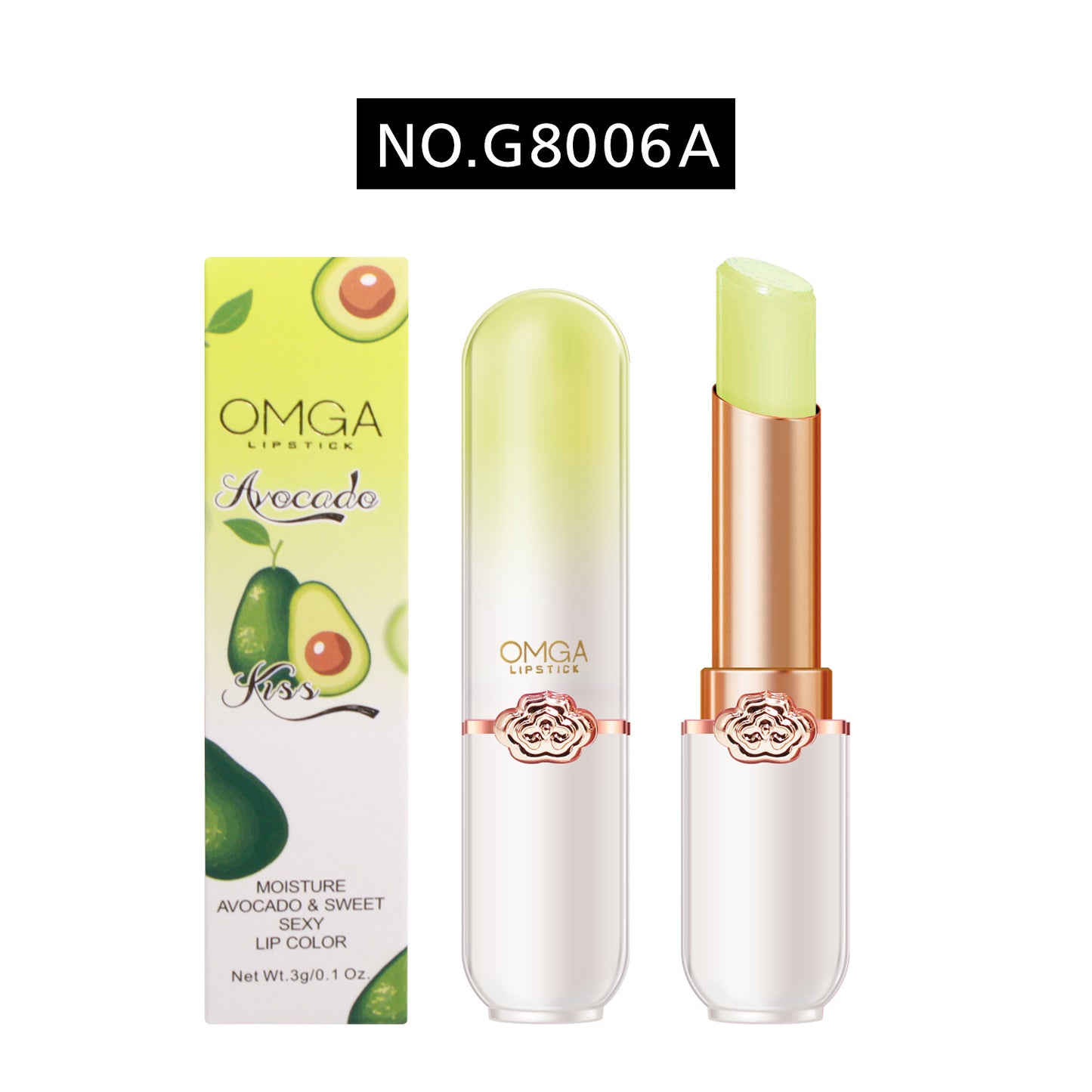 OMGA color-changing lipstick jelly lipstick moisturizing waterproof lasting moisturizing cosmetics temperature-changing lipstick makeup wholesale