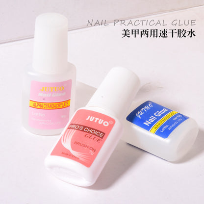 Wholesale nail salon nail brush glue quick-drying diamond sticker fake nail patch remover glue nail sticker diamond glue