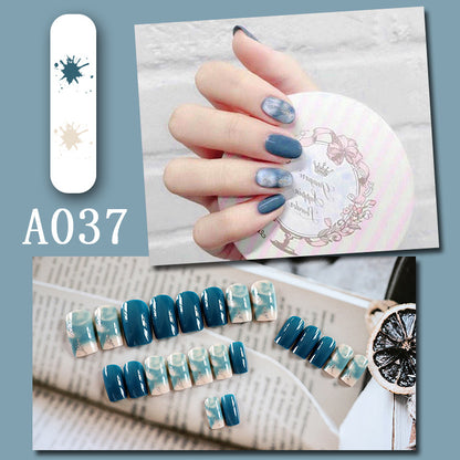 Wearable manicure pieces, removable fake nail patches, Internet celebrity manicure tools, nail art finished products, cute Internet celebrity new style