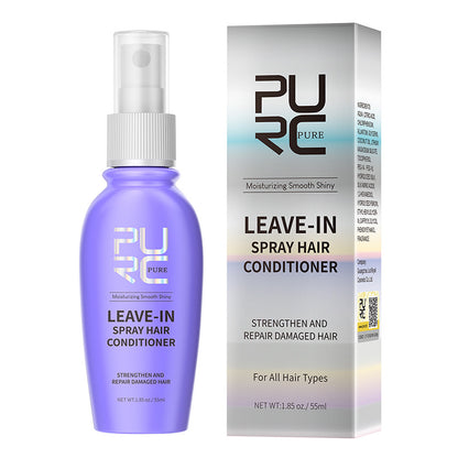 PURC steam-free wash-free hair care essential oil spray soft repair broken dry fluffy steam wash-free hair care spray