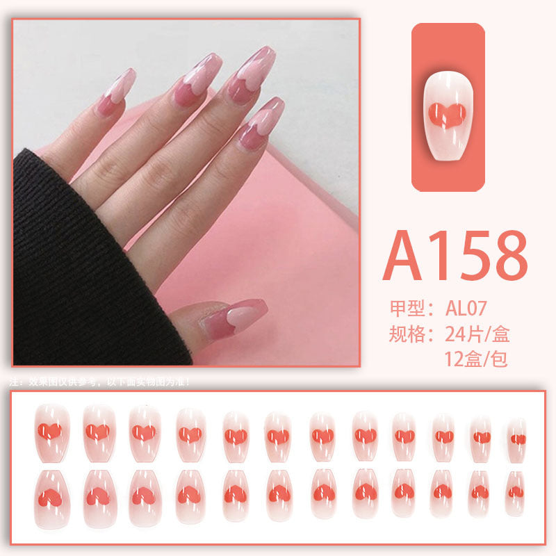 Nail art, fake nails, nail stickers, nail patches, wearable nails, removable nail patches, finished nail new style