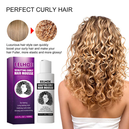 eelhoe hold elastin curly hair moisturizing fluffy hold natural volume hair treatment