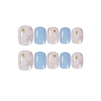 Hot-selling European and American manicure pieces, removable French fake nails, wearable nail pieces, manicure nail patches