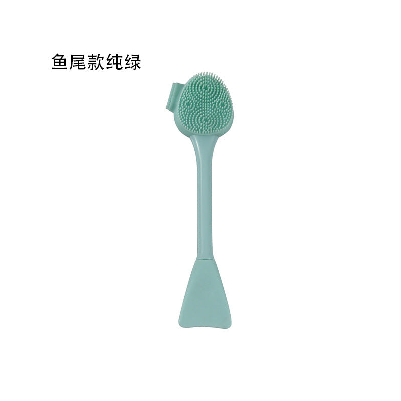 Double-sided Silicone Skin Care Brush Facial Cleanser Facial Massage Washing Product Skin Care Brush Tool Makeup Accessories