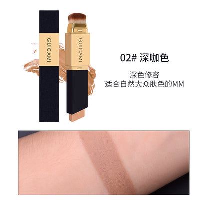 GUICAMI with brush contour stick silhouette nose shadow V face gray-brown tone face contouring shadow matte concealer makeup