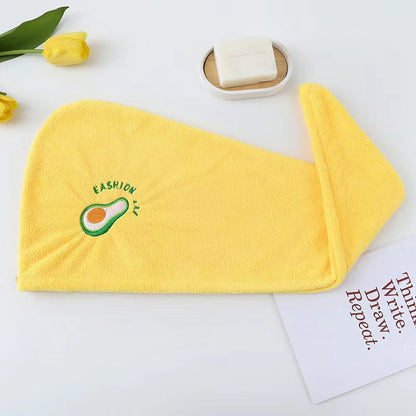 Dry hair cap female water-absorbing quick-dry wiping hair towel thickened turban long hair cute shower cap dry hair towel does not shed hair