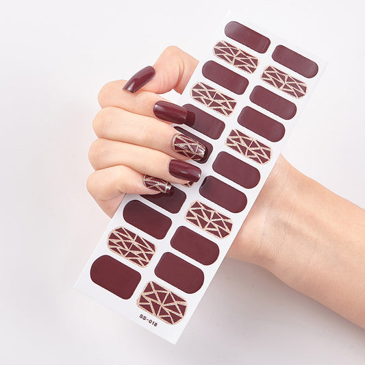 Full sticker nail stickers finished nail stickers spot cross-border wholesale nail stickers